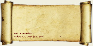 Isidora Matijević vizit kartica